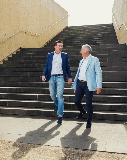 twee broers Guy en Kristof Schiepers advocatenkantoor Lijnrecht communicatiebureau HANDS