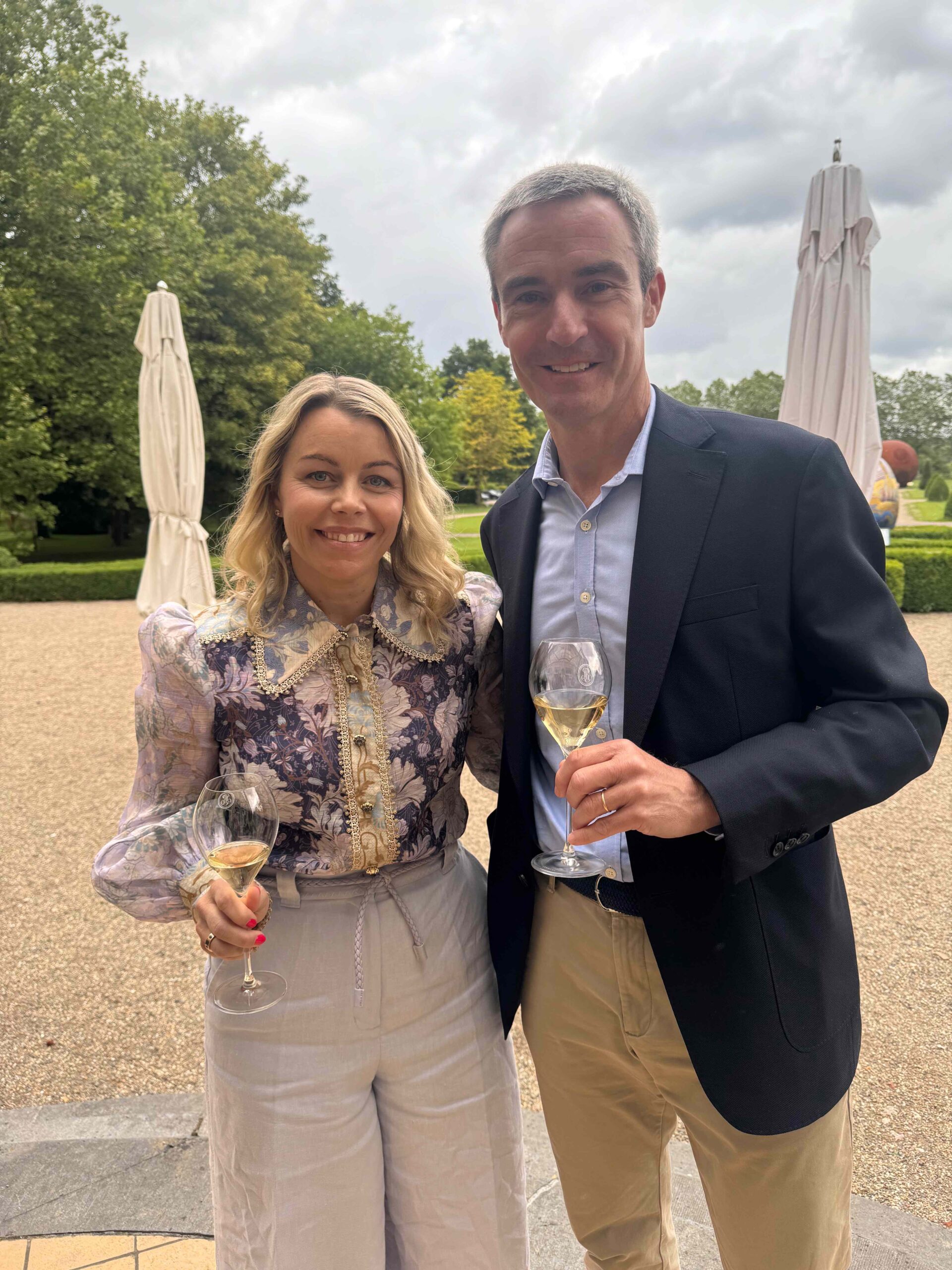 Champagnelunch bij Château St. Gerlach