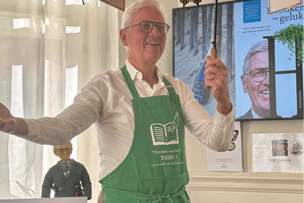 Dronken van geluk, het verhaal van Peter Harkema over gastheerschap